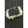Yeşim Kırık Doğaltaşlı Bileklik