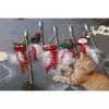 Yılbaşı Temalı Zilli Kedi Oyun Oltası