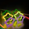 Yıldız Glow Gözlük - Yıldız Şekilli Glow Gözlüğü - Glow Partisi Gözlük 12 Adet