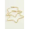 Yıldız Halka Küpe 5,5 cm