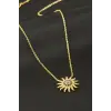 Yıldız Zirkon Taşlı Kolye