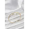 Yonca Model Pirinç Gold Renk Kadın Bileklik