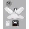 Yüksek Işık Güçlü LED Ampül 4 Kollu Katlanır Pervane Tasarım