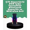Yüksek Ses Güçlü Kablosuz Hoparlör  Karaoke Mikrofonlu