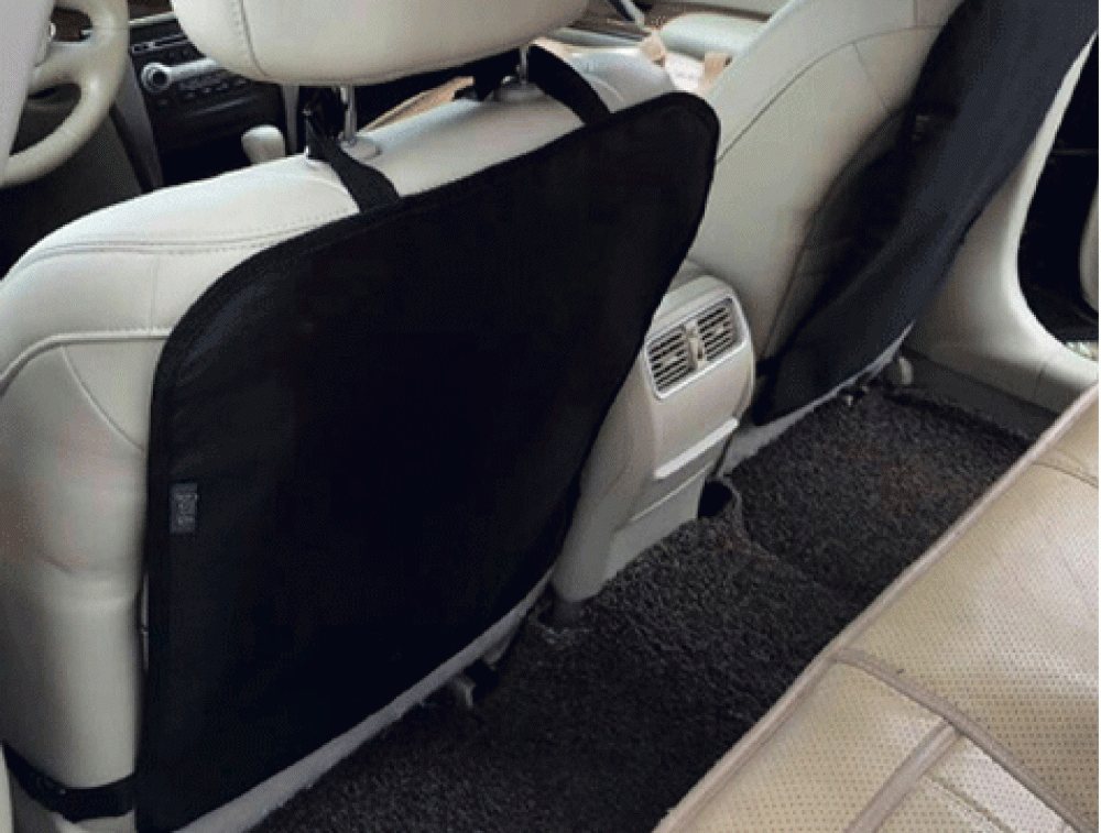 Araba Koltuk Arkası Koruyucu 2 li Kılıf - Siyah (336336)