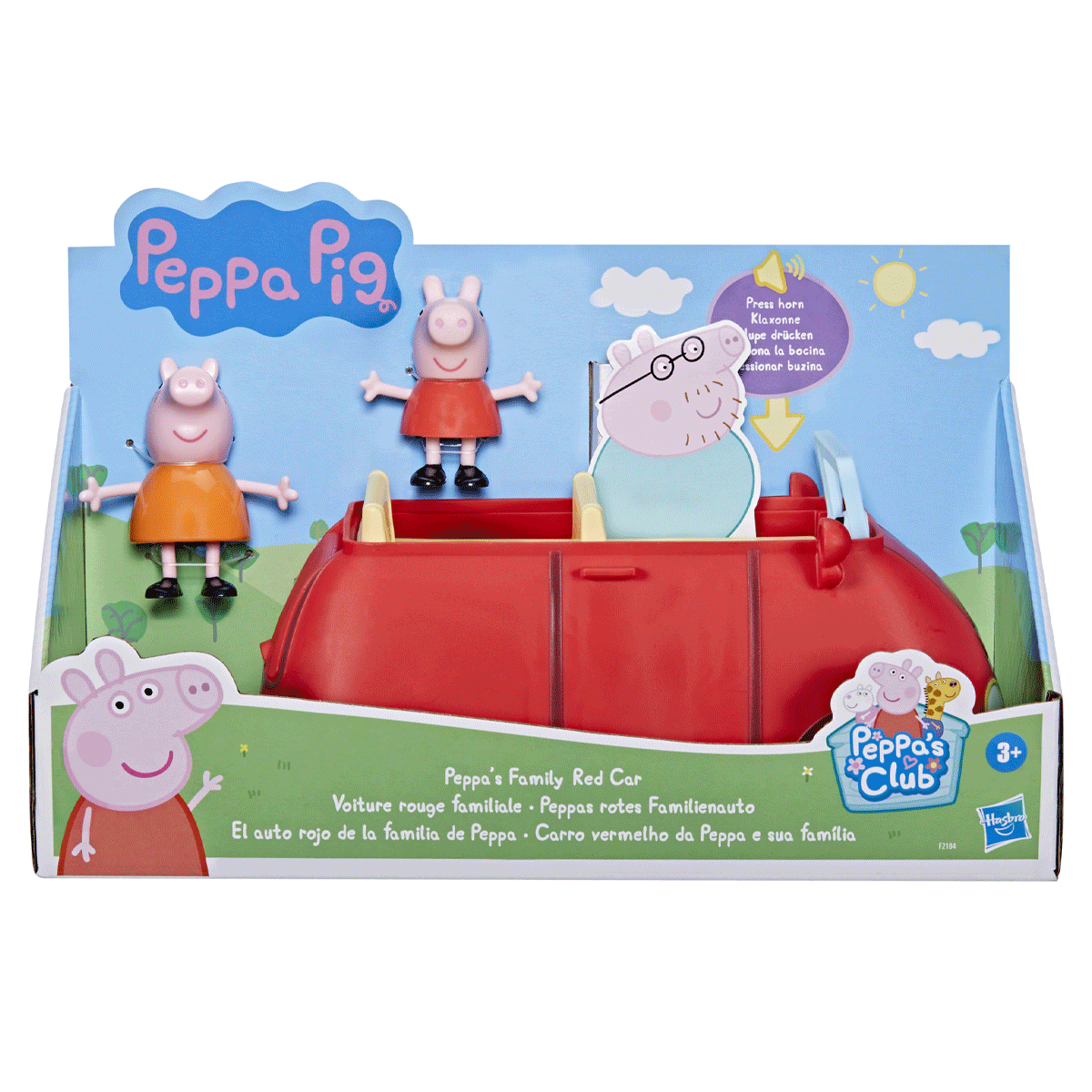 F2184 Peppa Pig Kırmızı Aile Aracı +3 yaş