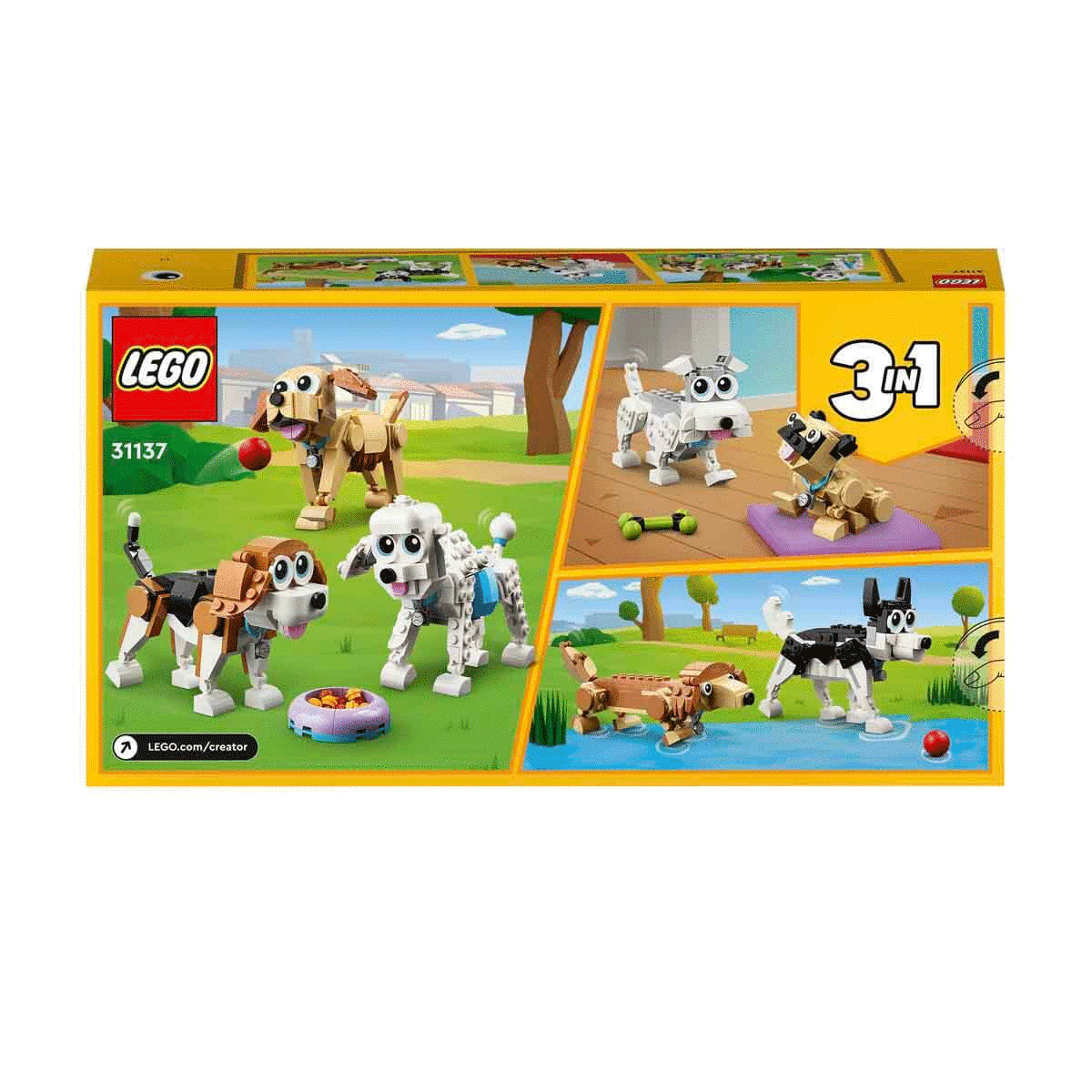 31137 LEGO® Creator 3in1 Sevimli Köpekler 475 parça +7 yaş