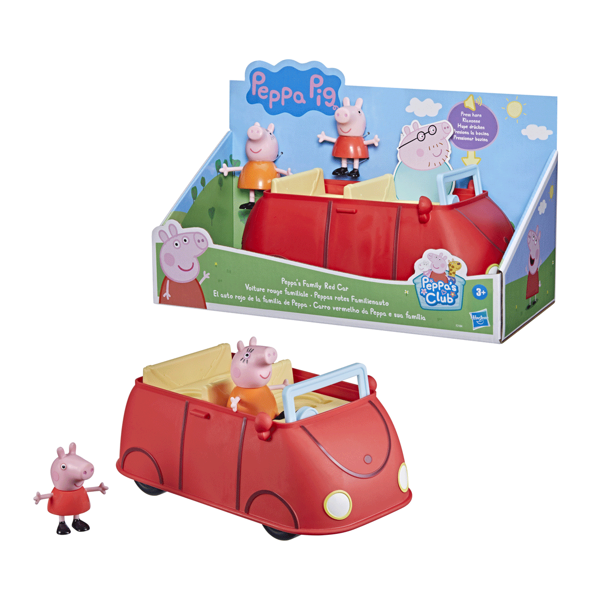 F2184 Peppa Pig Kırmızı Aile Aracı +3 yaş