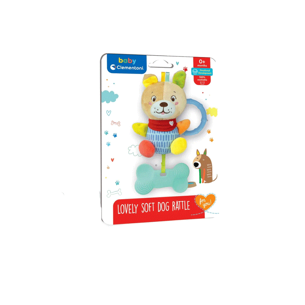 BX 17785 Baby Clementoni - Sevimli Köpek Çıngırak