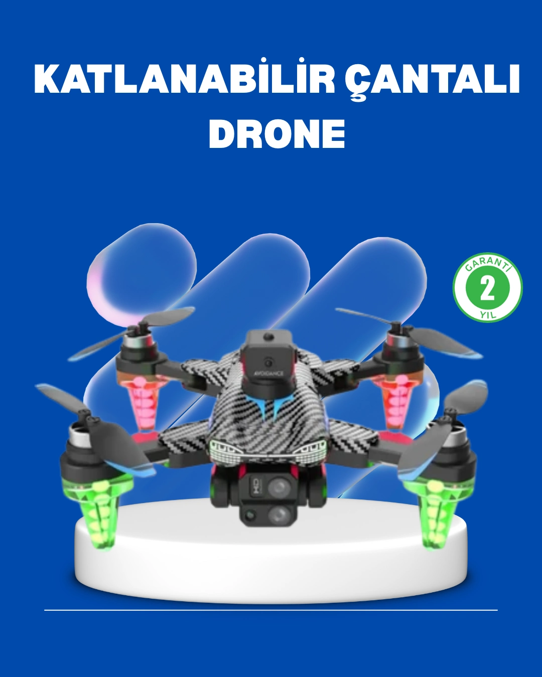 1080P Full HD Katlanabilir Drone Uzun Uçuş Süreli Hafif Tasarım