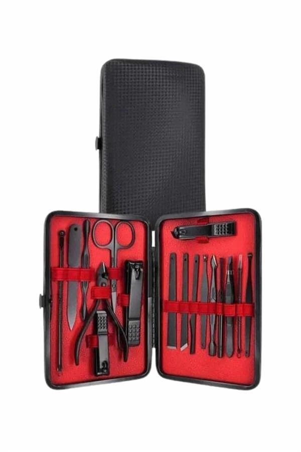 17 Parça Manikür Pedikür Seti El Ayak Bakım Seti Tırnak Makası Törpü