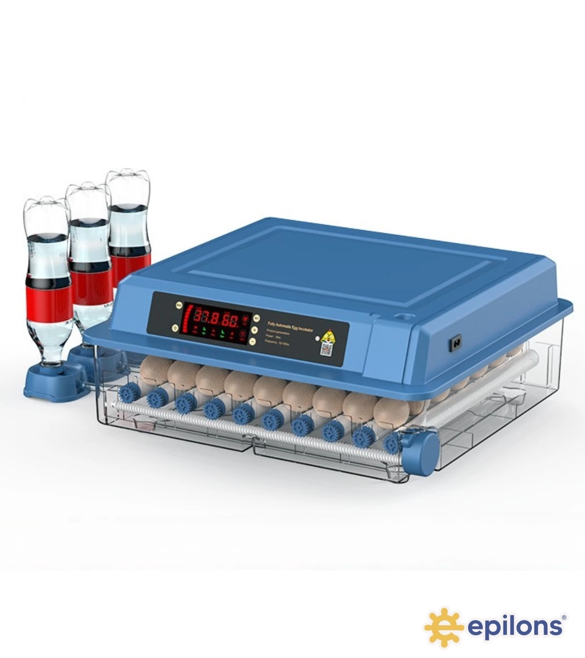 60 Yumurta Kapasiteli Tam Otomatik Kuluçka Makinesi - Civciv, Kaz, Hindi Ve Ördek Yetiştiriciliği Epo-w60