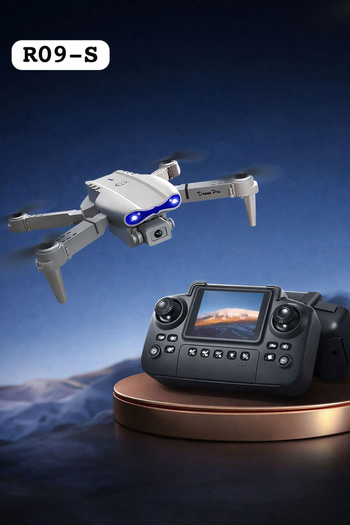 Taşıma Çantalı Ekranlı Kumandalı Drone, 1080P Full HD Kamera, 10-20 Dakika Uçuş Süresi