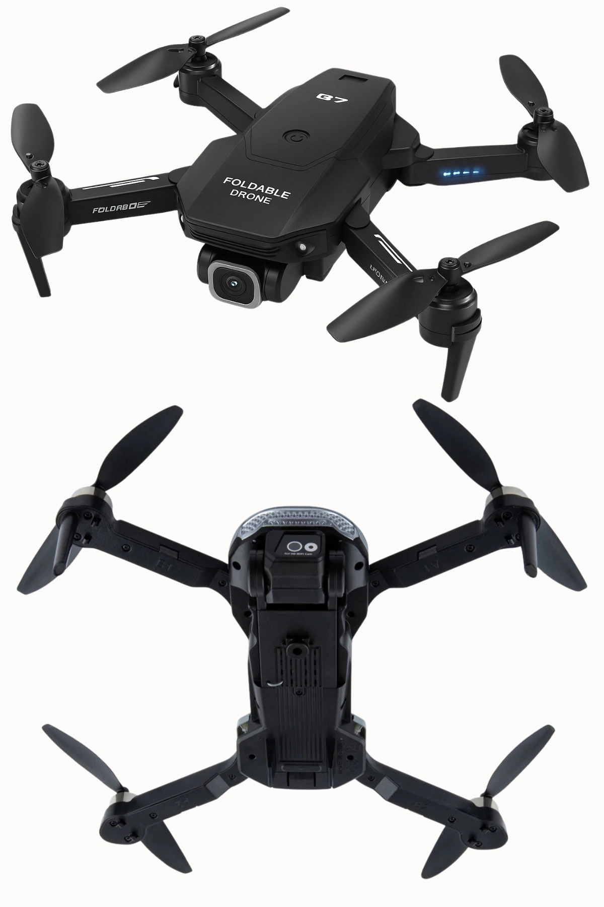 SH Kaydı Gerektirmeyen Drone - Renk: Siyah, Kamera Özelliği: 1080P FULL HD, Yedek Batarya