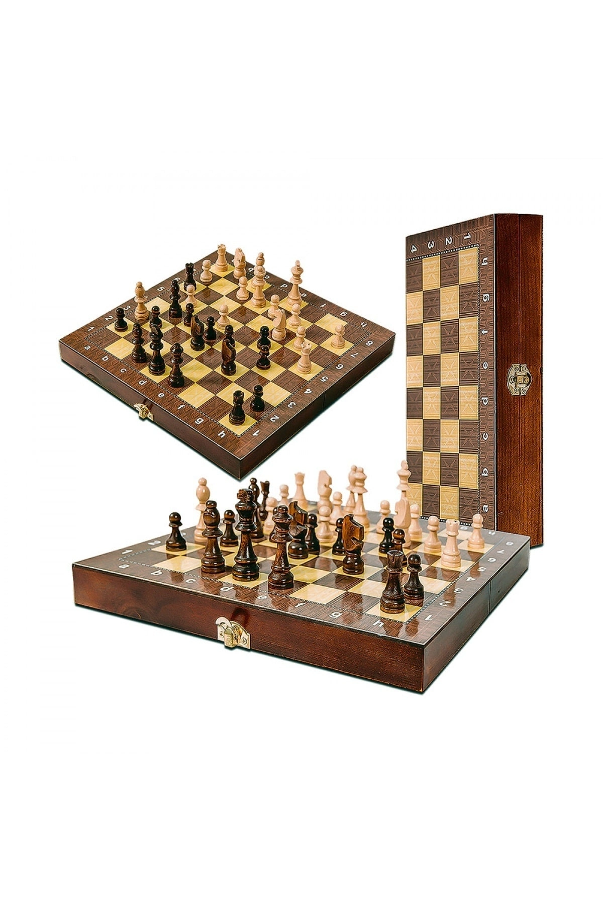 Kutulu satranç takımı 29x29 cm boyutunda, masaüstü oyun seti - Hobi & Eğlence Kategorisi