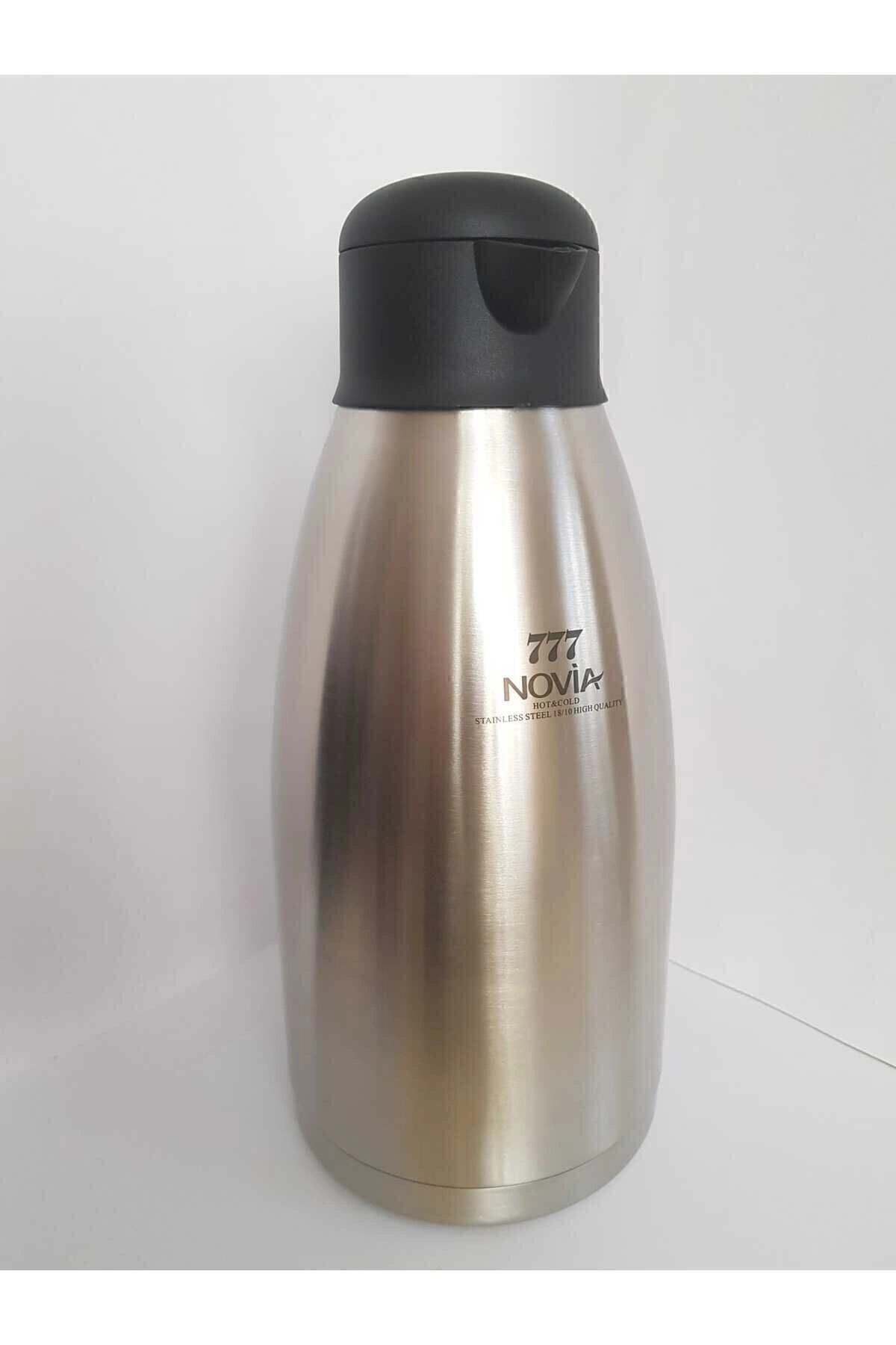 Çelik termos 3 litre metalik renk 12 saat yalıtım kutulu gıda temasına uygun - Spor & Outdoor