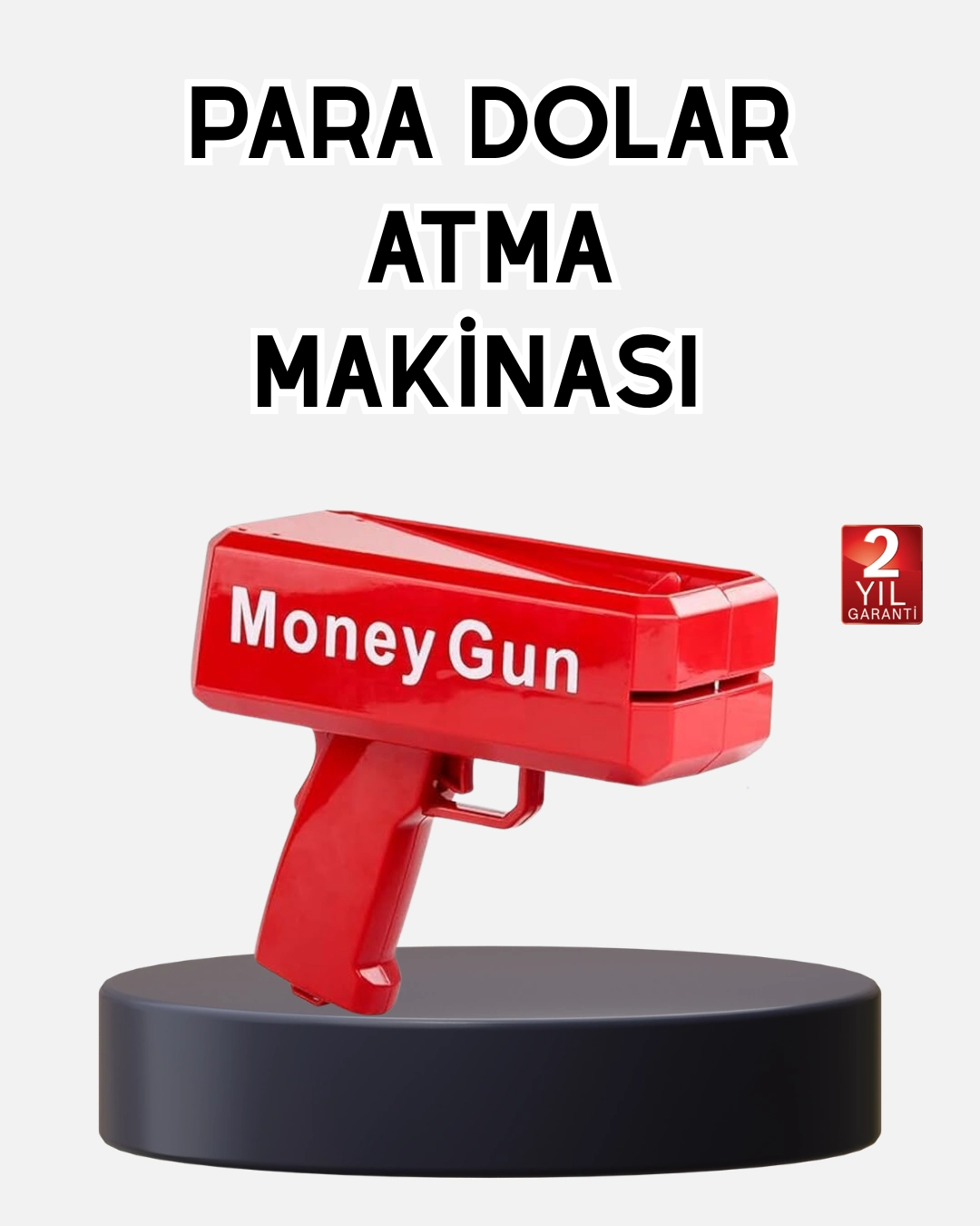 ABS Malzemeli Para Saçma Tabancası Etkinlik ve Parti Kullanımına Uygun