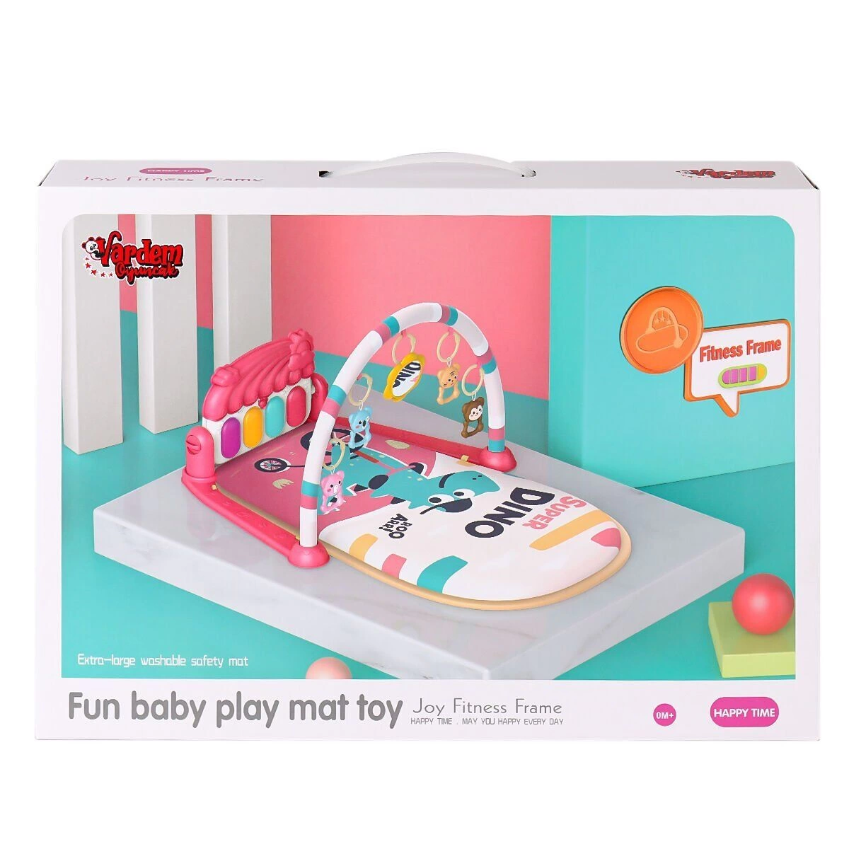 BIB-698-79-80 Pianolu Dinazor Oyun Halısı