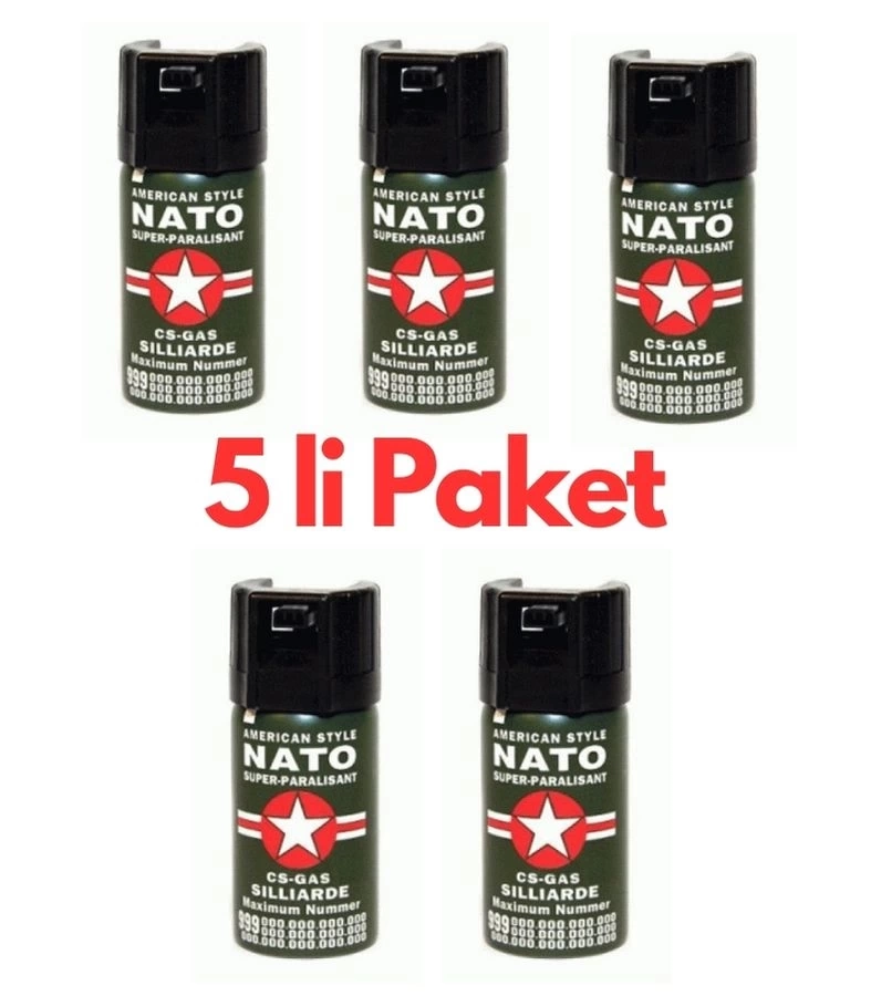 Bıber Özsavunma Gazıı 5 Adet Birden