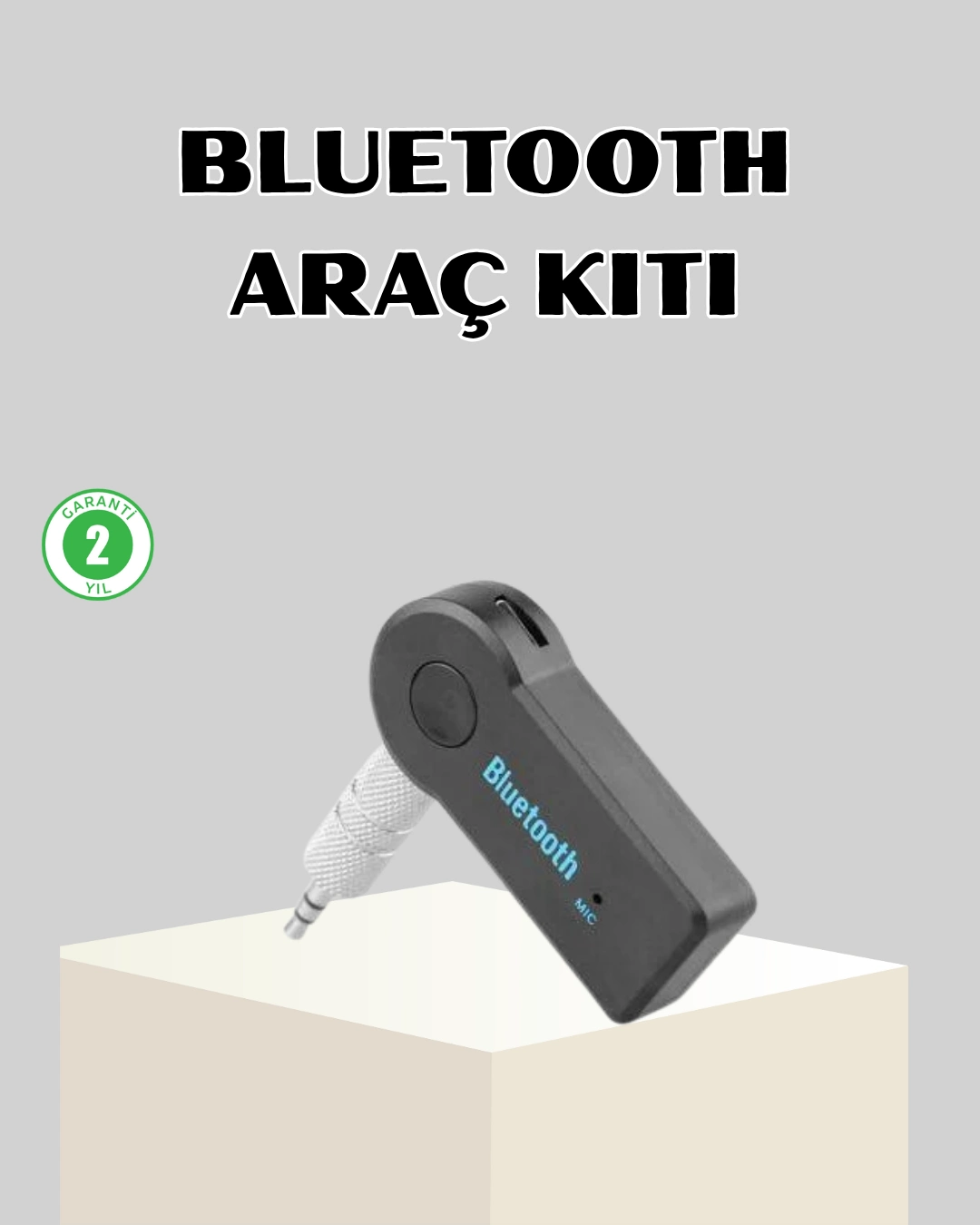 Bluetooth Araç Kiti AUX MP3 Çalar Kablosuz Eller Serbest Cihaz