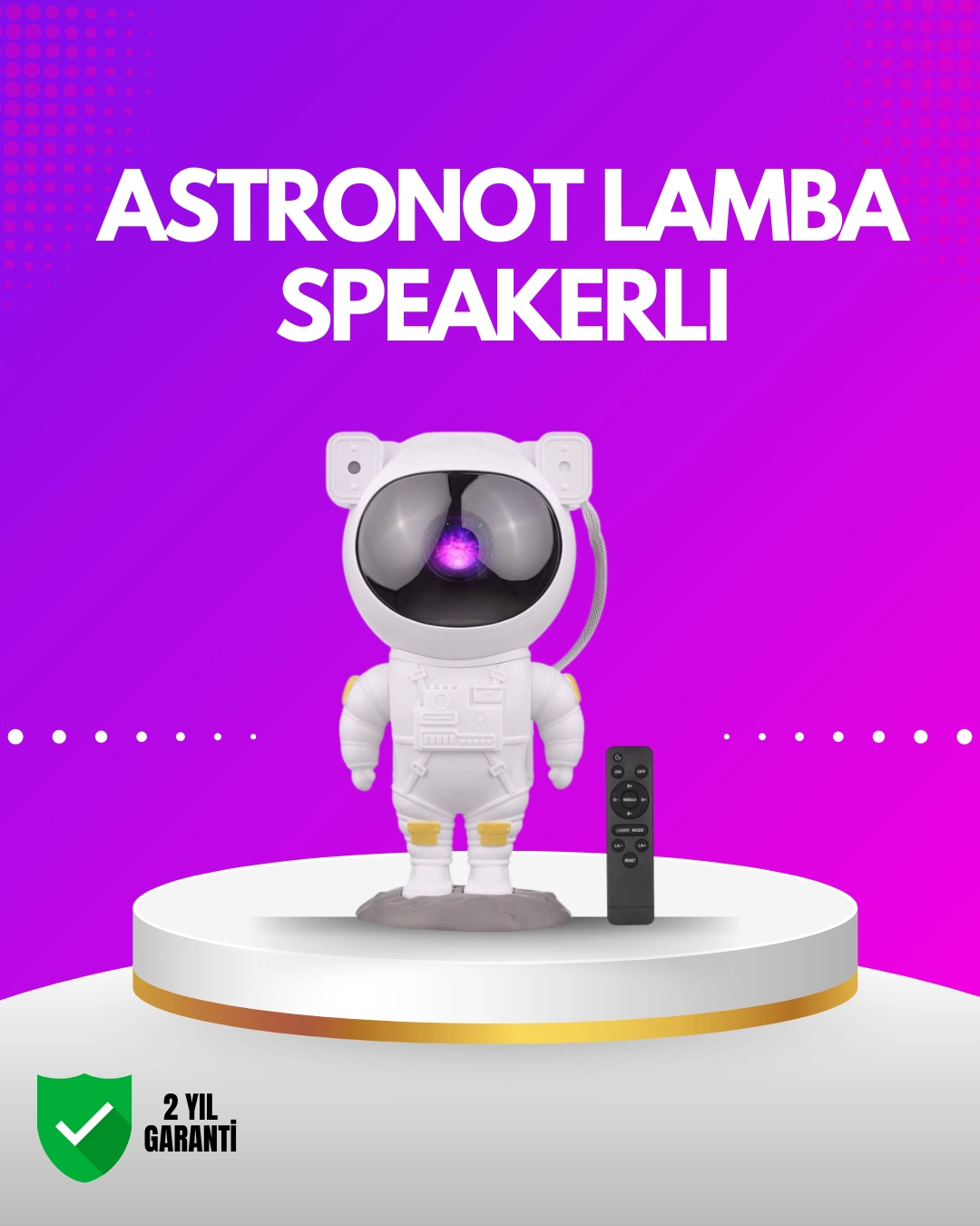 Bluetooth Bağlantılı Sesli Projeksiyon Cihazı