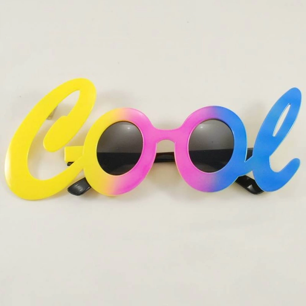 Cool Yazılı Rengarenk Parti Gözlüğü 21x8 cm