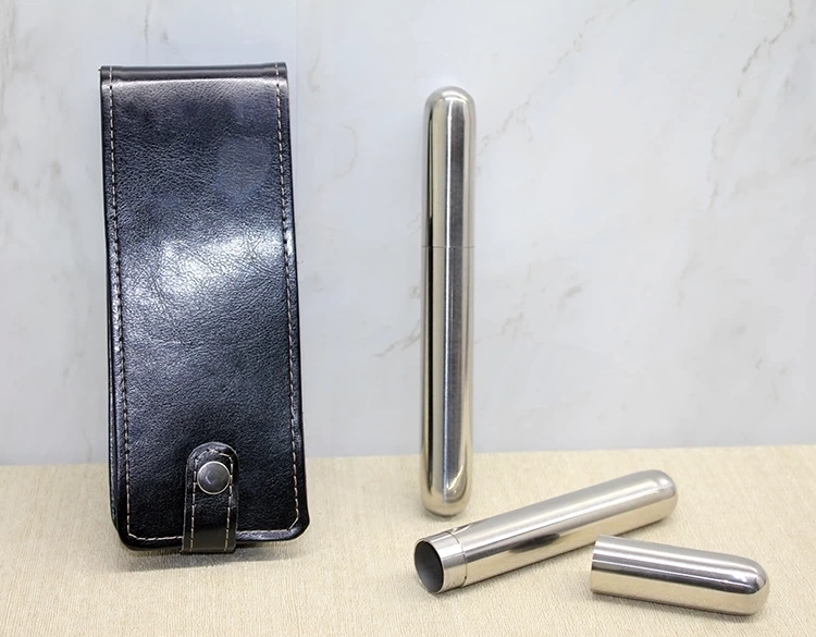 Deri Kılıflı İkili Paslanmaz Çelik Tüpü Alk3890