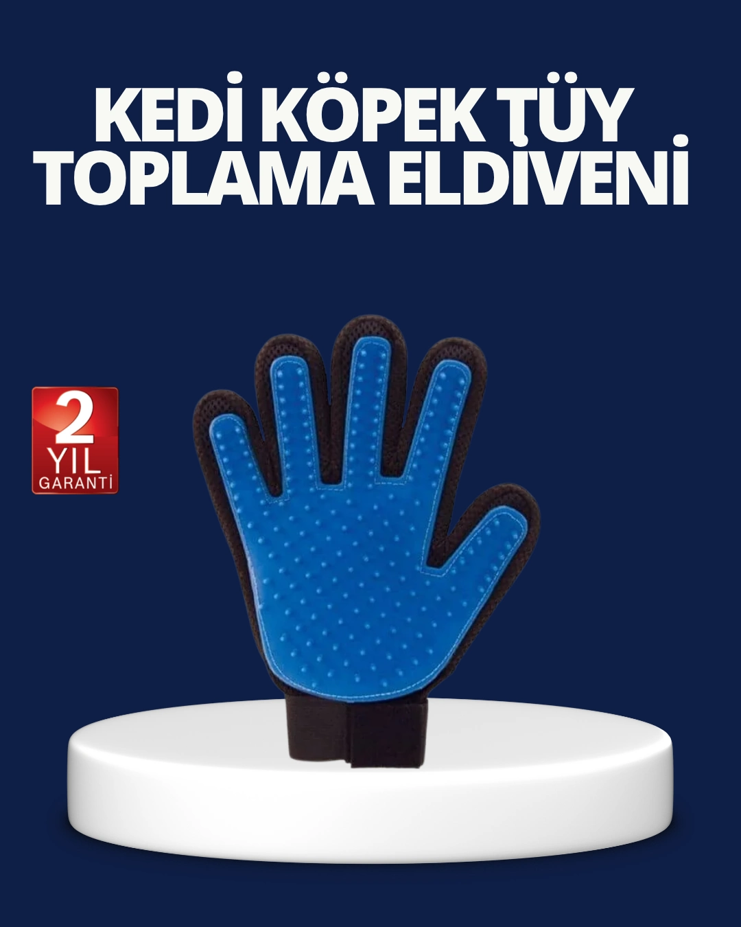 Evcil Hayvan Tüy Toplama ve Masaj Eldiveni – Köpek ve Kedi Tüy Dökülme Önleyici Bakım Eldiveni