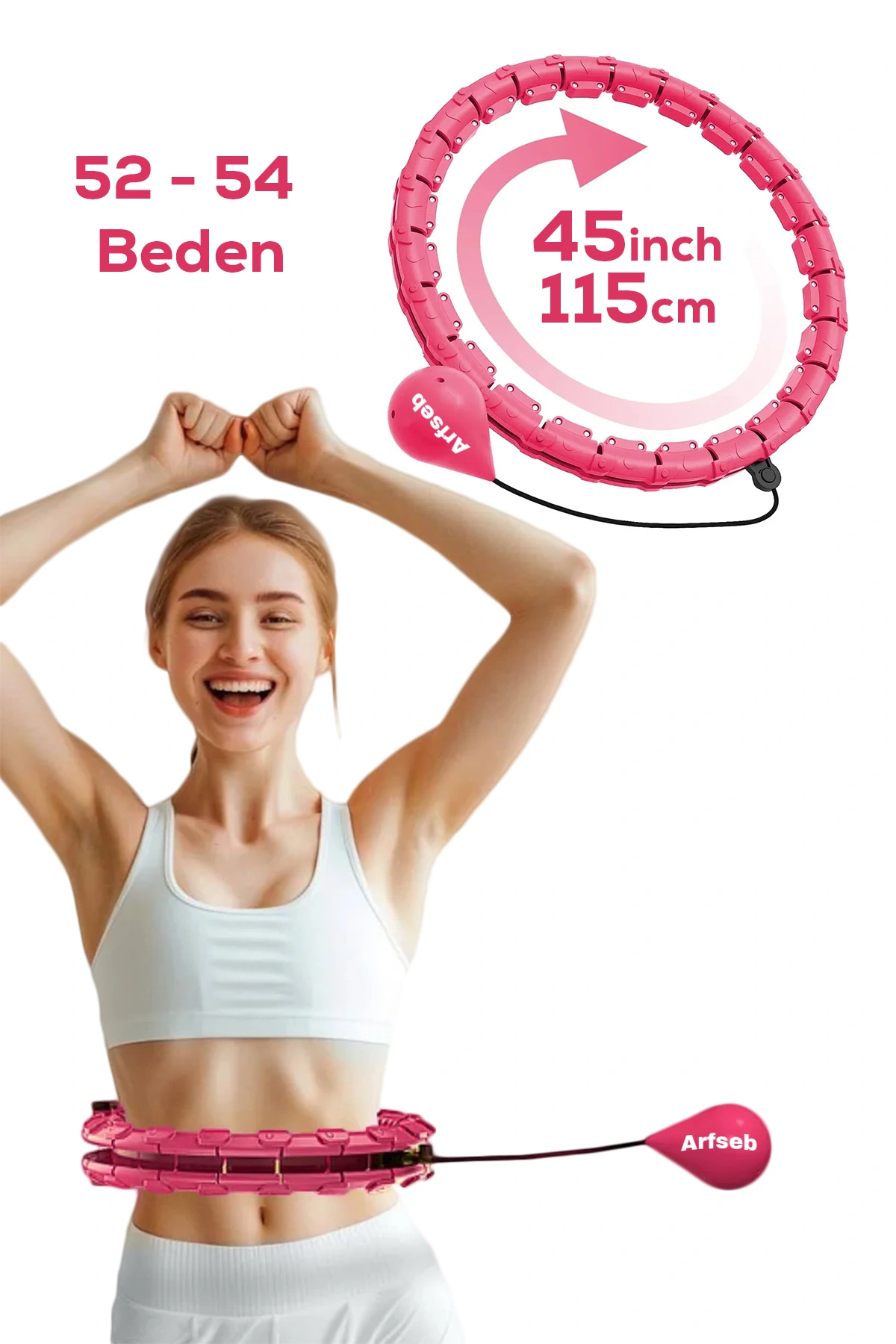 Hula Hoop Bel Bölgesi Ayarlanabilir,Akıllı bel İnceltme Çemberi
