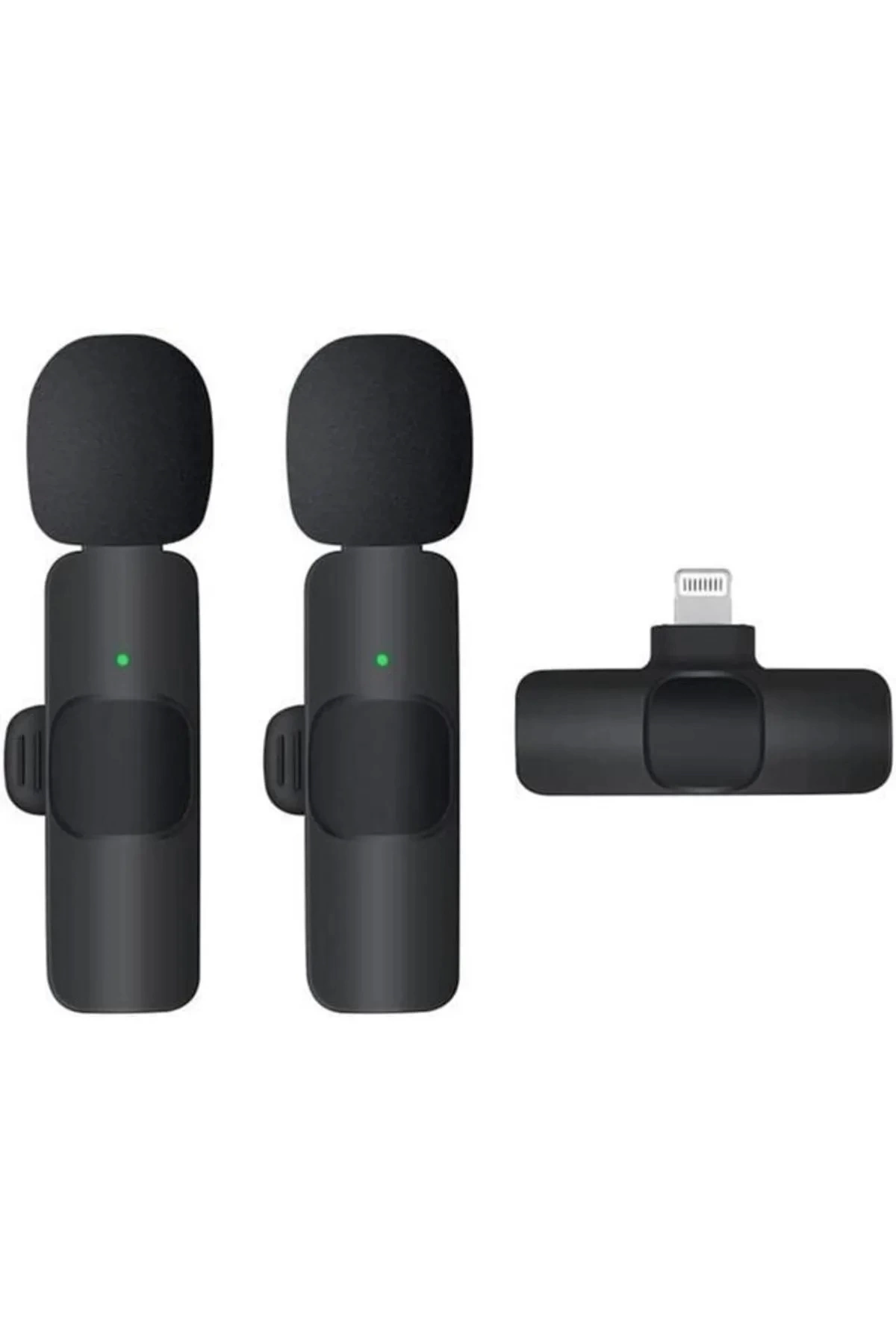 K9 2’li Lightning Kablosuz Yaka Mikrofonu