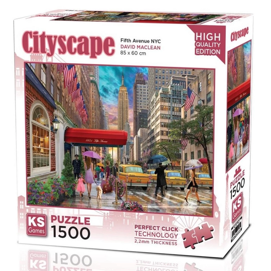 Ks Games Fifth Avenue NYC Puzzle 1500 Parça 22045