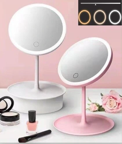 Led Işıklı Dokunmatik Makyaj Aynası 3 Kademeli Işık Ayarlı