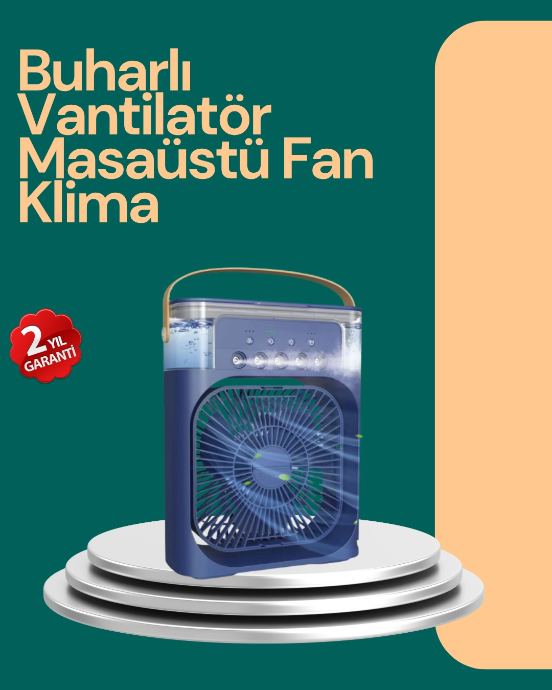 Modern Tasarımlı Kompakt ve Güçlü Hava Üfleyen Fan