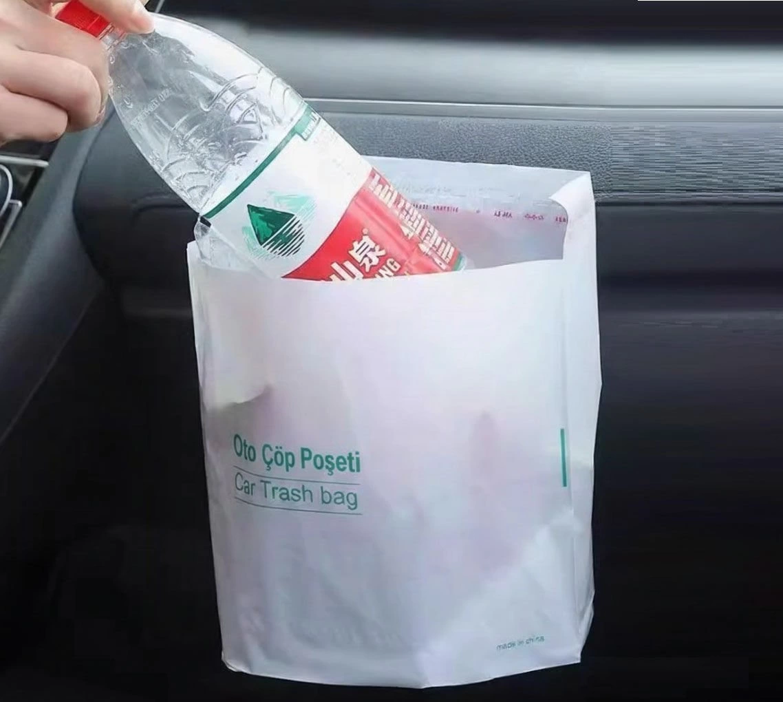 Pratik Su Geçirmez Oto Araba Çöp Poşeti Yapışkanlı 20 Adet