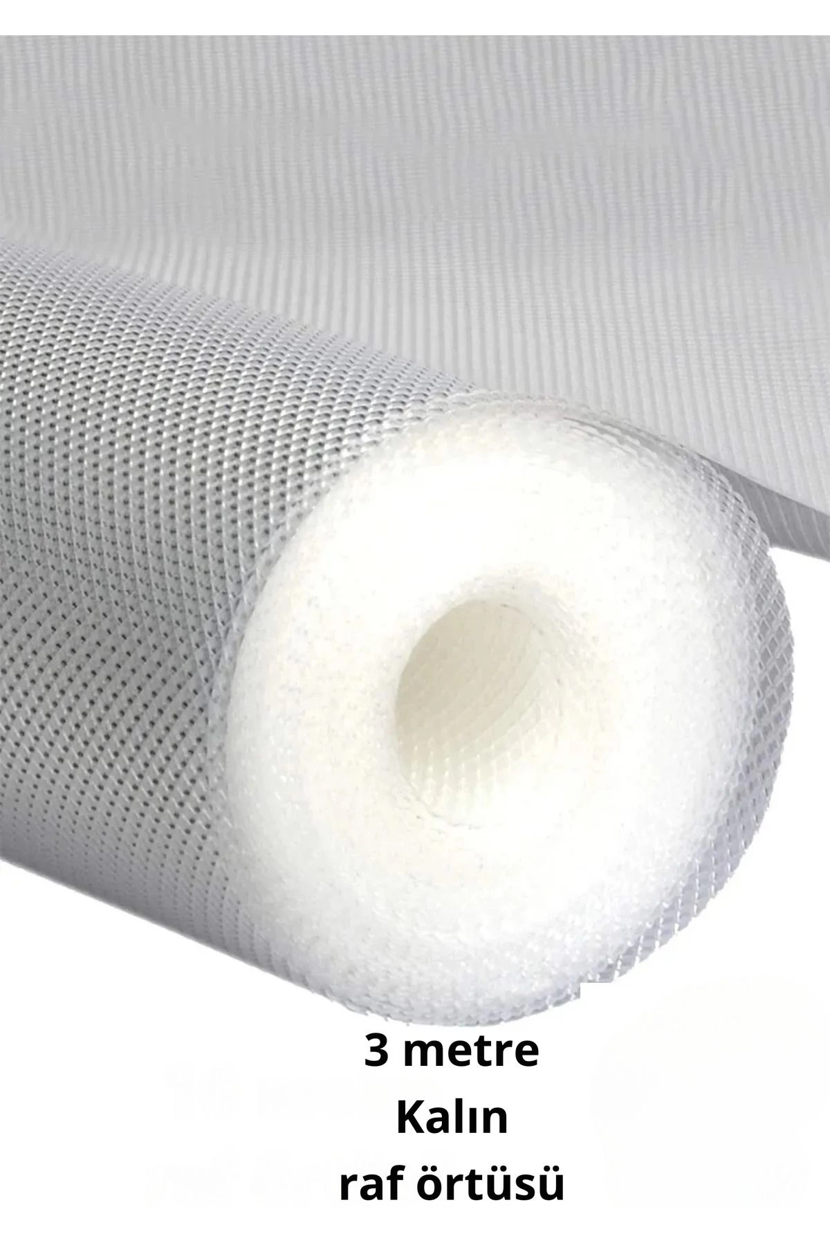 Premium 3 Metre Pıtırcıklı Kaydırmaz Şeffaf Raf Örtüsü Halı Kaydırmaz 45 CmX3M Kalın Kaliteli Folyo