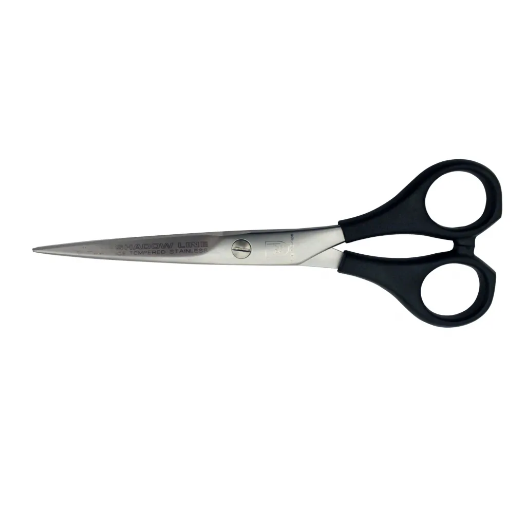 Eco Lounge Shadow Line 2217 M-525 Plastik Saplı Balık Sırtı Makas No: 6 inç / 15,24 cm - Paslanmaz Çelik