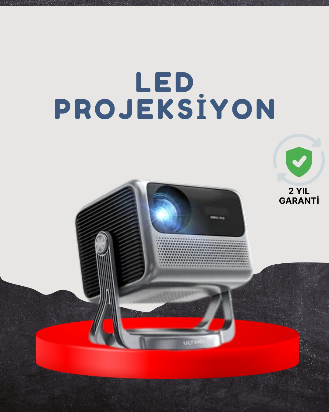 Smart Projector Android TV Dolby Sesli WiFi Bluetooth