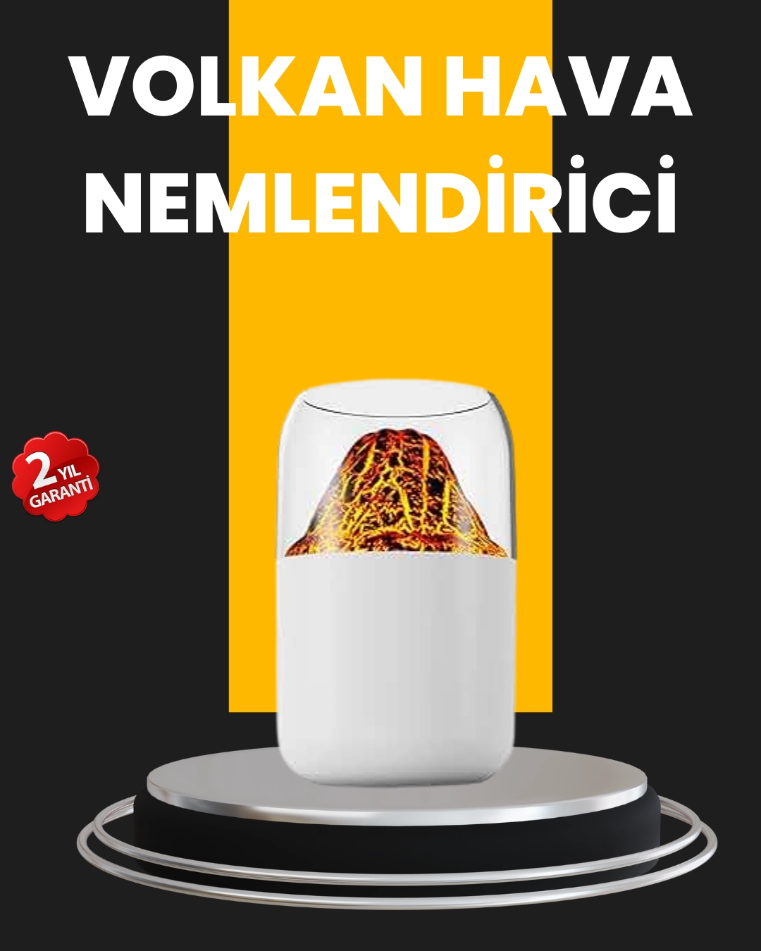 Su Hazneli LED Işıklı Aromaterapi Difüzörü