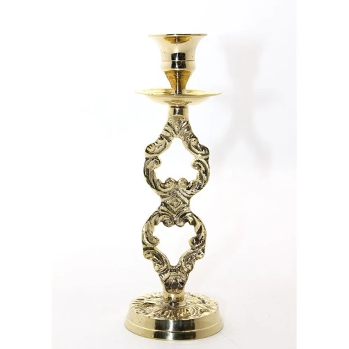 Tekli Pirinç Şamdan Model 4