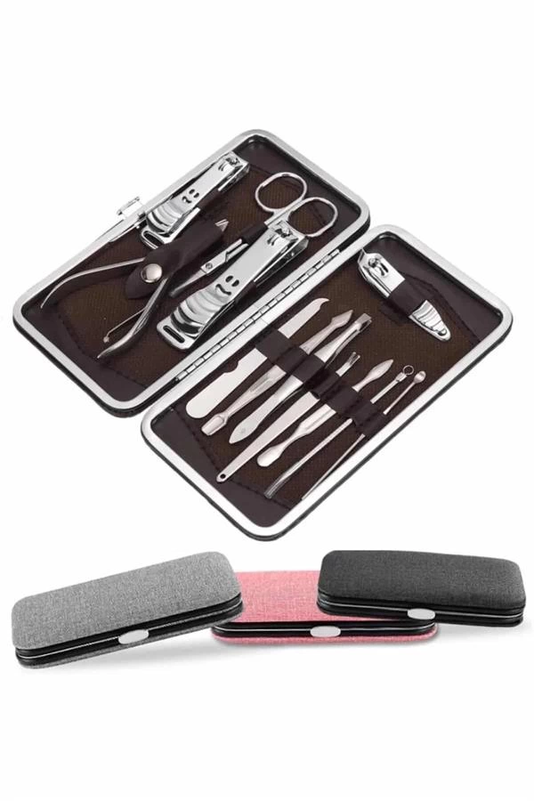 Tırnak Bakımı Tırnak Makası Profesyonel 12 Parça El Ayak Manikür Pedikür Seti