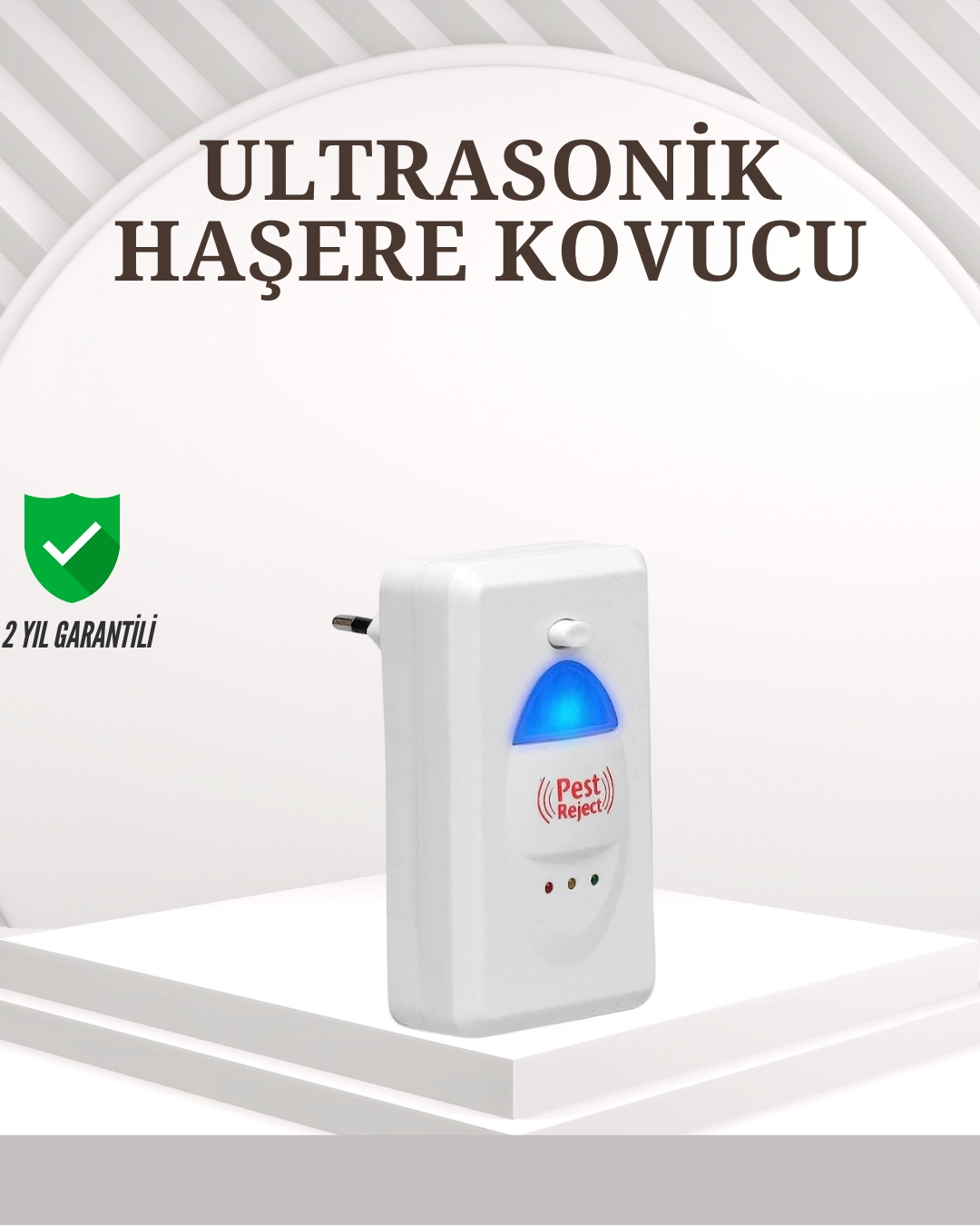 Ultrasonik Teknolojili Elektronik Haşere Kovucu