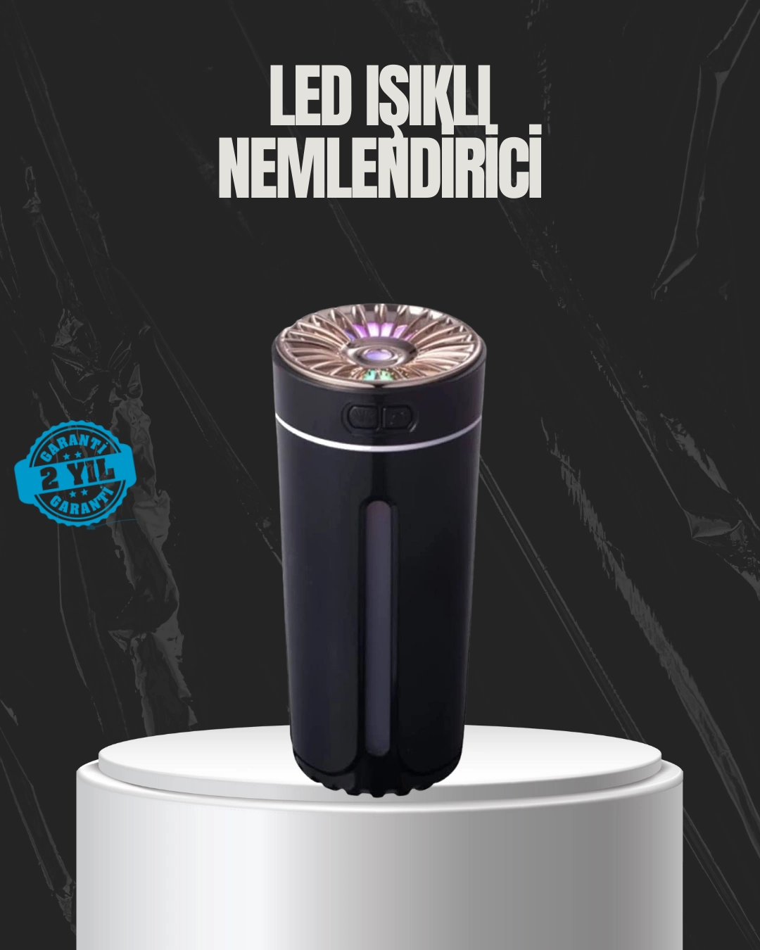 USB Aromaterapi Difüzör Ultrasonik Hava Nemlendirici LED Gece Lambalı