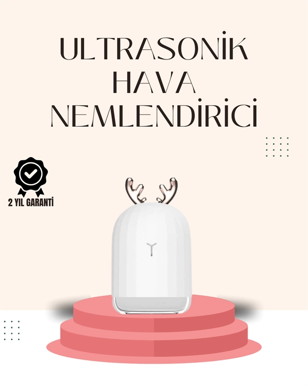 USB Şarjlı Mini USB Nemlendirici LED Işıklı Masaüstü Cihaz