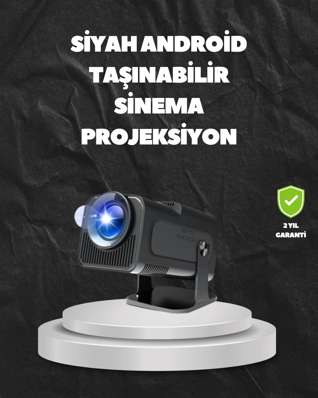 WiFi6 ve Bluetooth 5.0 Teknolojili Kablosuz Bağlantı Özellikli Projektör