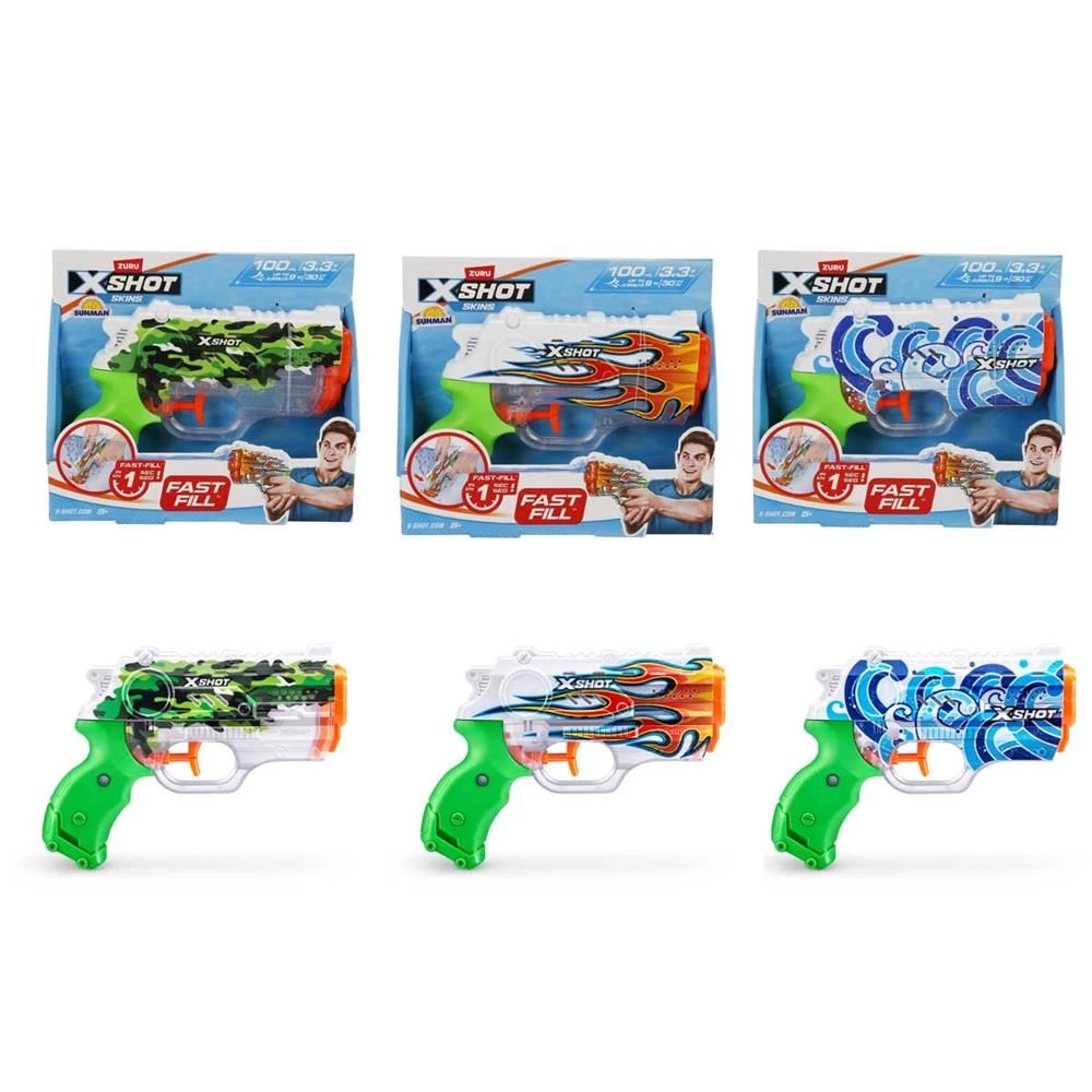 X-Shot Skins Nano Fast Fill Su Tabancası 19 cm 100 Ml - 4582 - 1 Adet Fiyatıdır