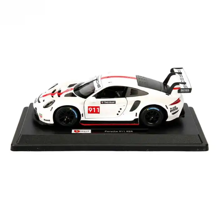 Porsche 911 RSR GT Model Araba 1:24 Die-Cast Metal Gövde Açılan Kapılı BX-316201