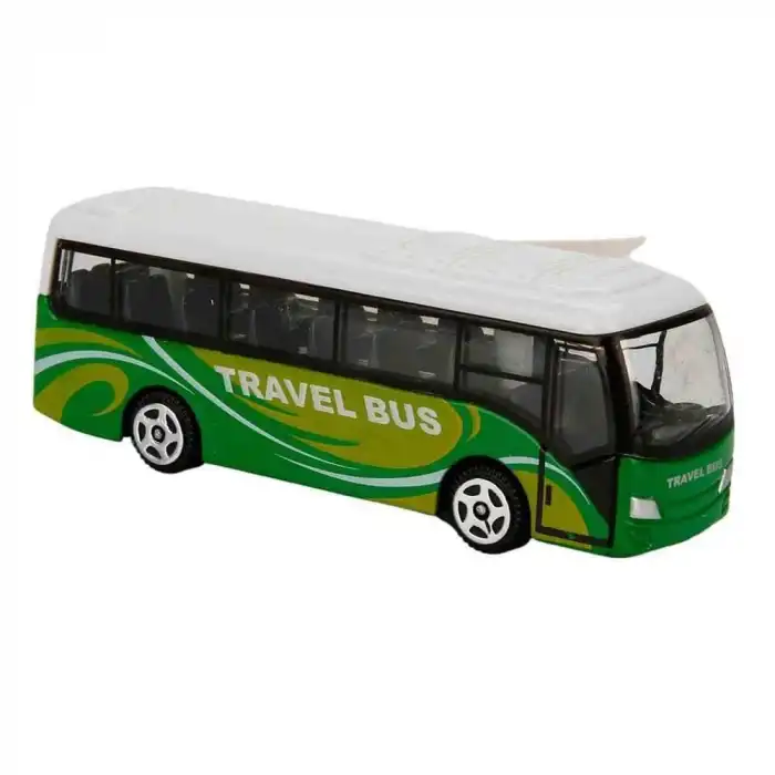 1:64 Mini Otobüs 9 cm - 1 Adet stokta olan gönderilir