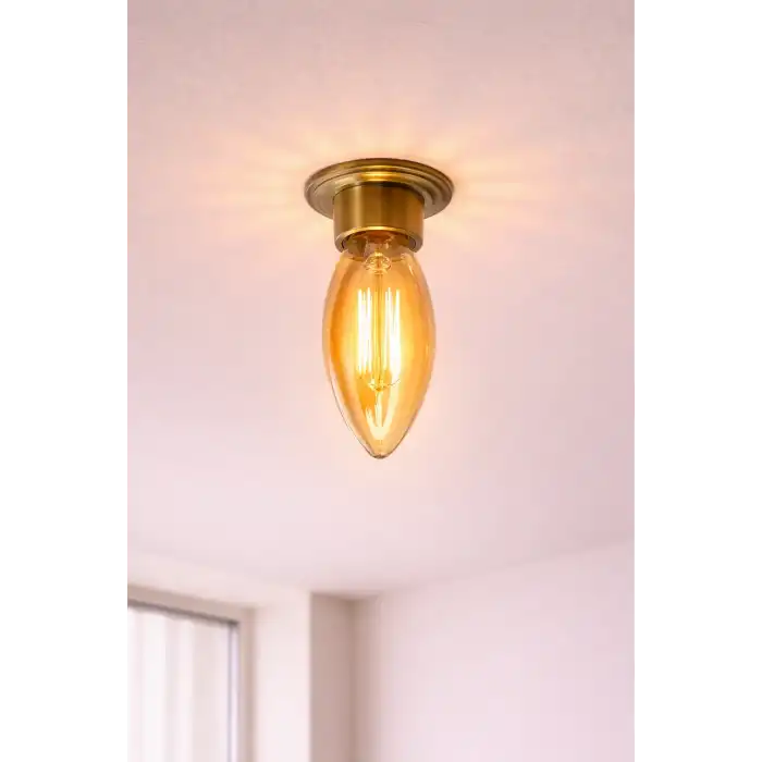 1 Adet CATA CT 4280 Led Rustik Ampul 4W Amber Işık  E14 Duy