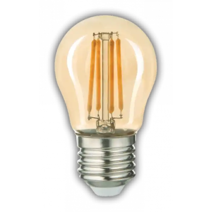 1 Adet KENDAL KES603 Led Rustik Ampul 6W Amber Işık E27 Duy