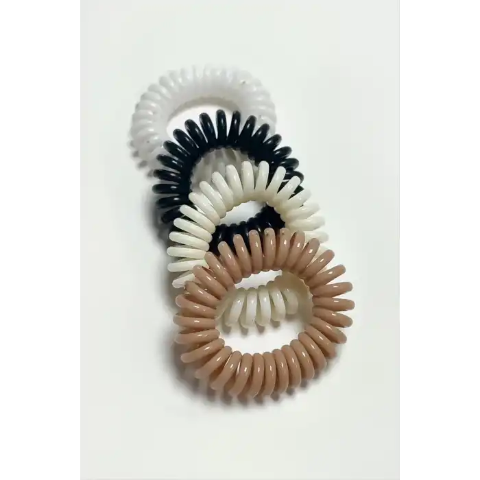 100 Adet Renkli Makarna Lastik Toka 3,5 cm